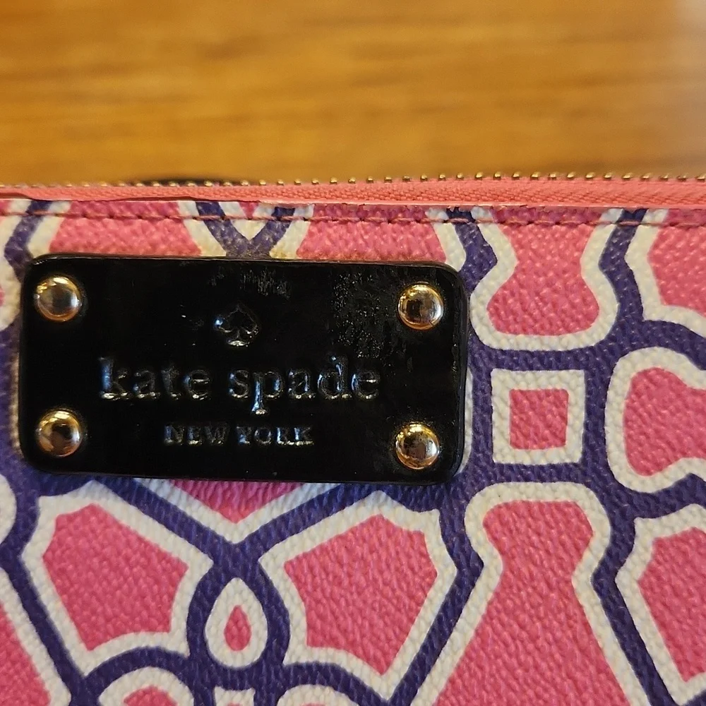 Kate Spade Moroccan Accordian Zip Around Wallet